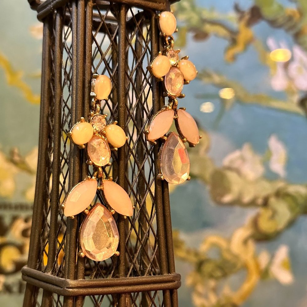 Darling pink drop earrings